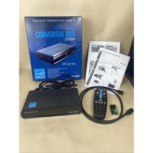 Digital Stream DTX9900‎ Digital to Analog Converter Box DTV Tuner Box (Open Box)